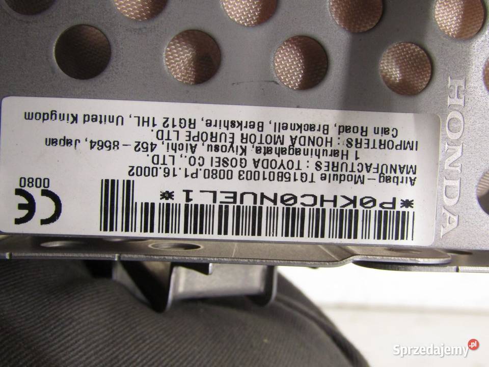 PODUSZKA POWIETRZNA AIRBAG PASAŻERA HONDA CIVIC osobowe