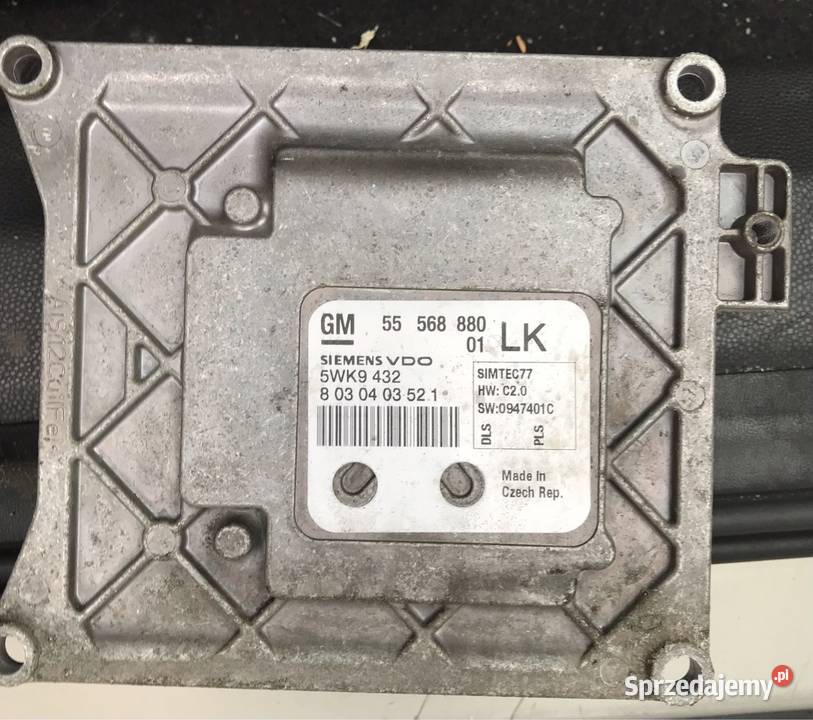 ECU 55568880 LK pin security code Astra 18 Komputery Pułtusk