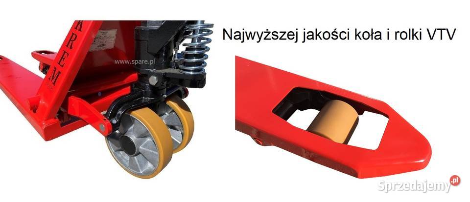 Ręczny wózek widłowy paletowy 1000mm Zakrem VSV Warszawa