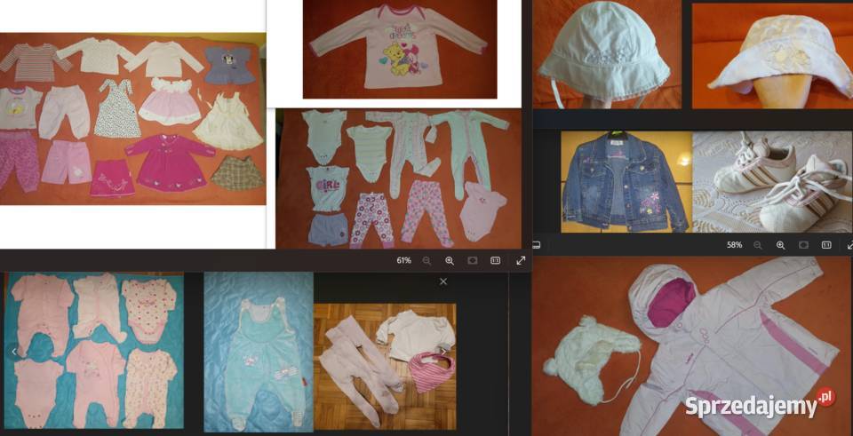 Zestaw ciuszków 568086 gryzak buty rożek Bydgoszcz sprzedam