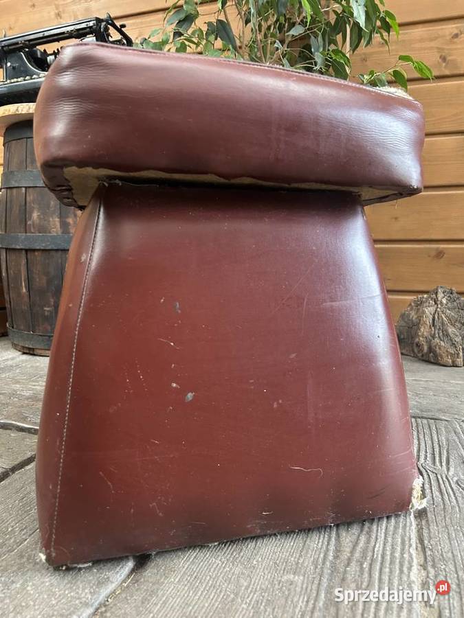 Puf grzybek PRL do renowacji 36cm sprzedam