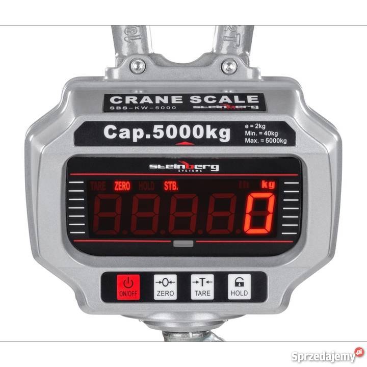 Waga przemysłowa hakowa 5ton 2 LED Magazynowanie śląskie Poczesna sprzedam