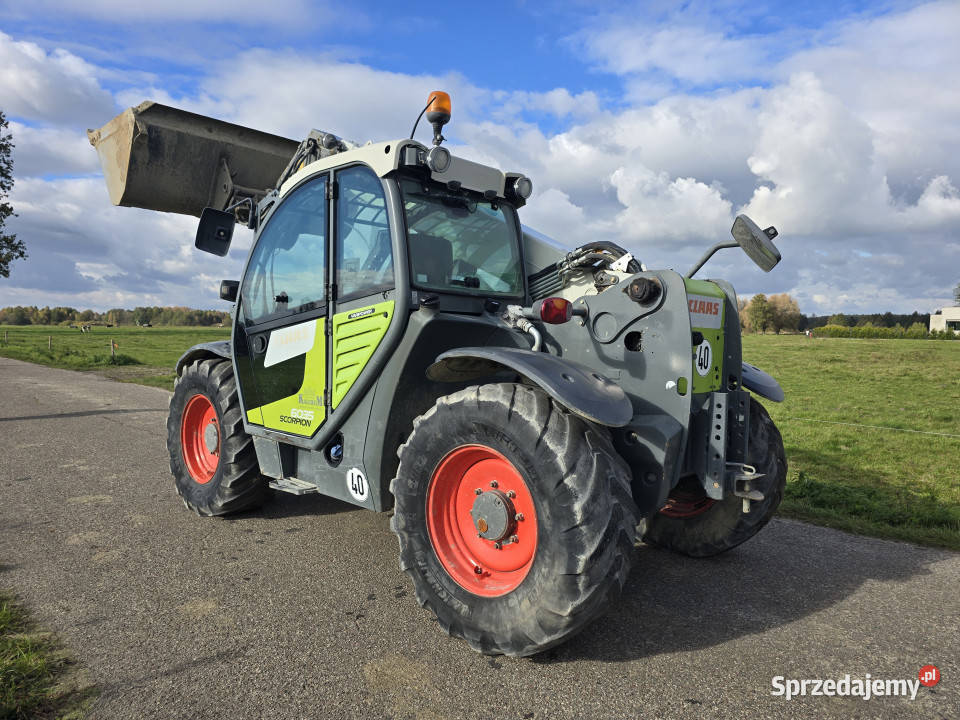 Ładowarka teleskopowa z WAGĄ CLAAS Scorpion 6035 Motoryzacja