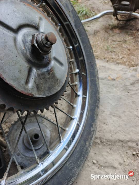 Rama CZ 350 koła w chromie Chełm