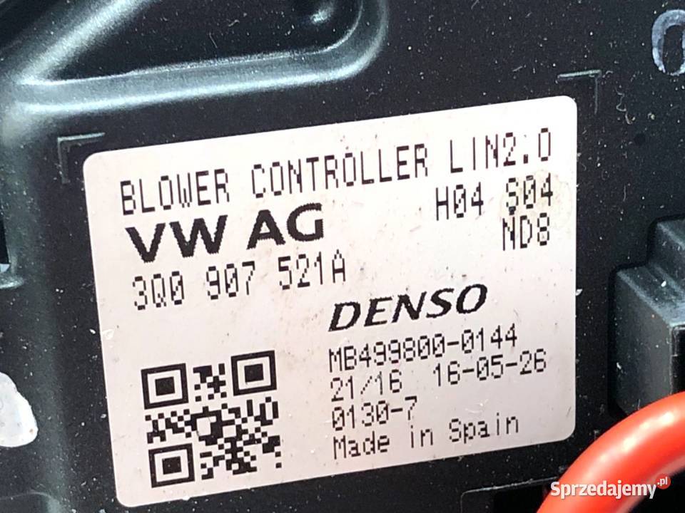 DMUCHAWA NAWIEWU VW PASSAT B8 3Q1819021A podkarpackie