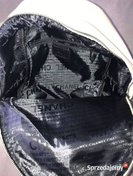 Plecak pikowany Chanel skórzany beż latte Torby i torebki Lubartów