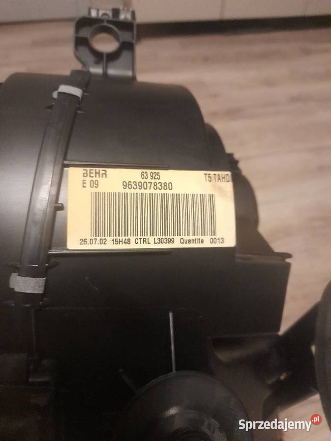 Nagrzewnica peugeot 307 20 hdi Jabłonowo Pomorskie sprzedam