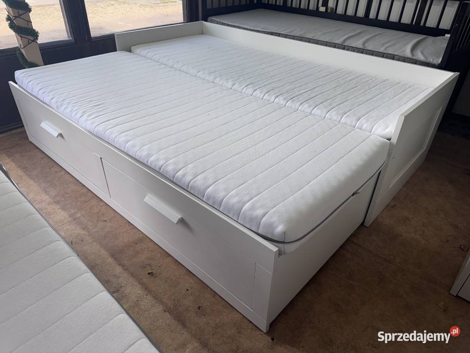 IKEA BRIMNES Leżanka Łóżko z 2 szufladami 2 śląskie Rybnik