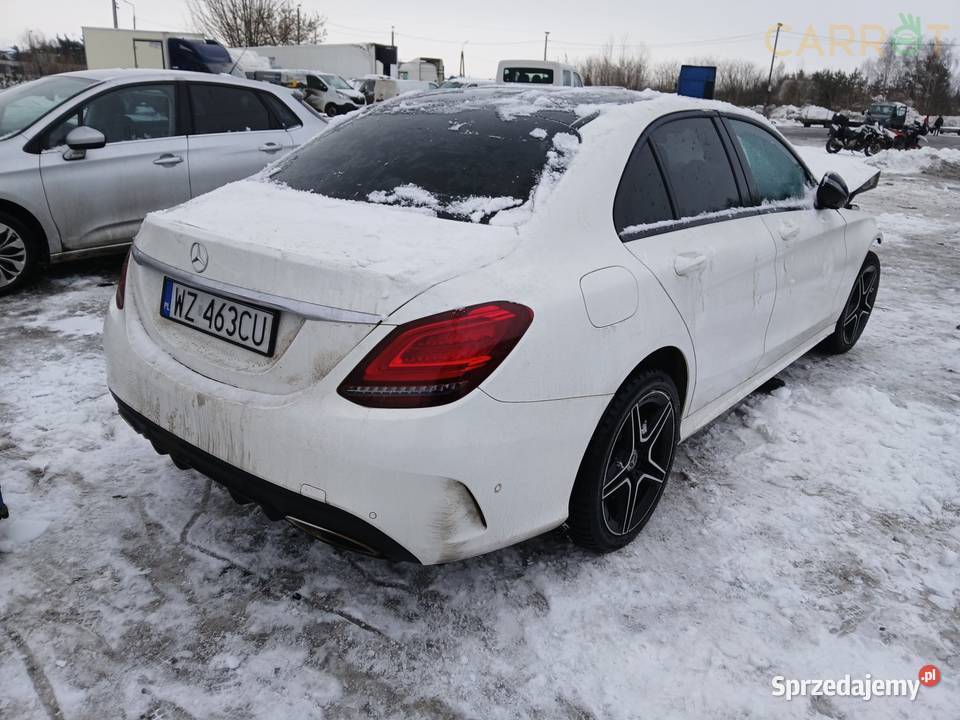 Mercedes benz c200 2019r biały