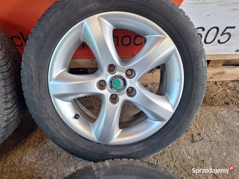 Alufelgi 5x100 15 ET43 SKODA Fabia Praktik Średnica 15" Choceń
