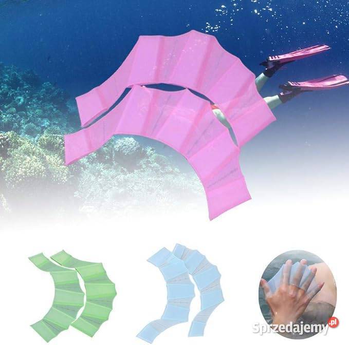 Żabki na dłonie do pływania Oporowe 2 sztuki Płock sprzedam