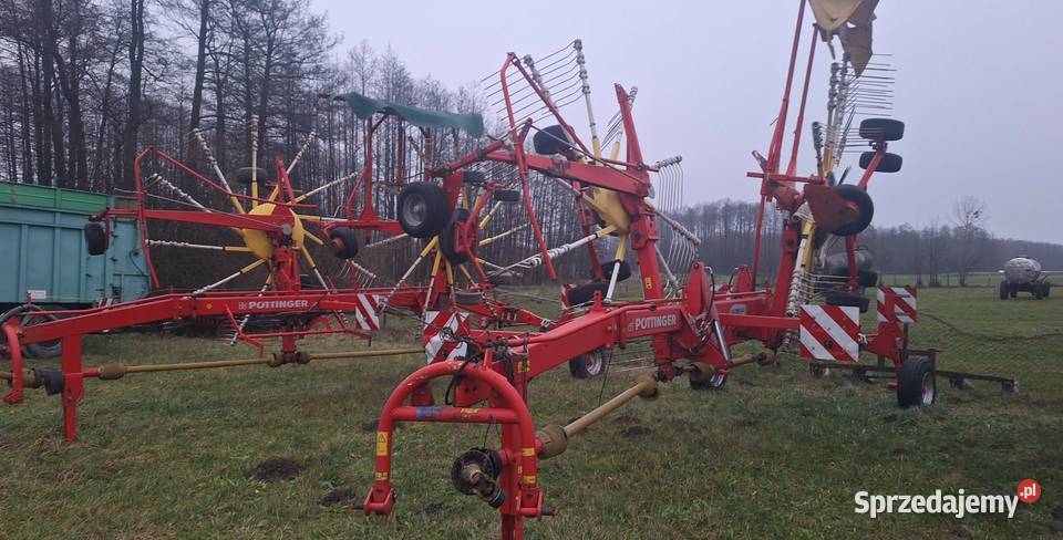 Zgrabiarka dwukaruzelowa Pottinger Stan Łomża sprzedam