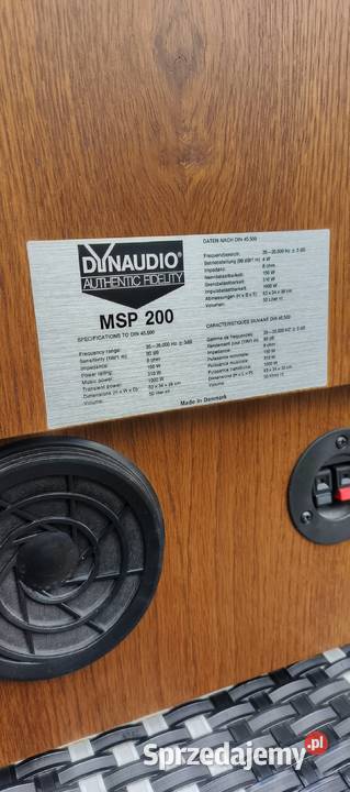 Dynaudio MSP 200 Kolumny muzyczne hifi