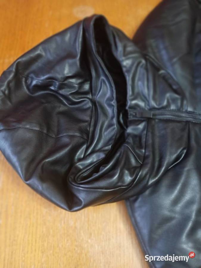 Płaszcz męski S Reserved eko skóra czarny design Moda i Styl Tczew