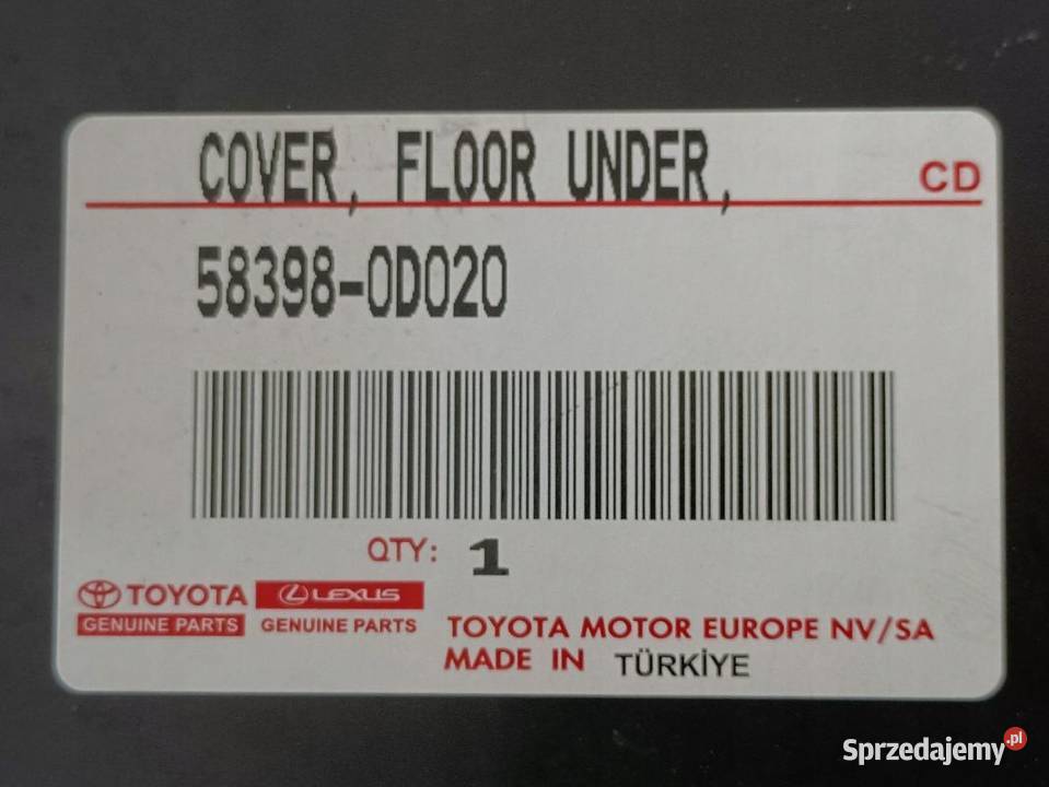 TOYOTA YARIS III 11 OSŁONA ZDERZAKA TYŁ Pleszew