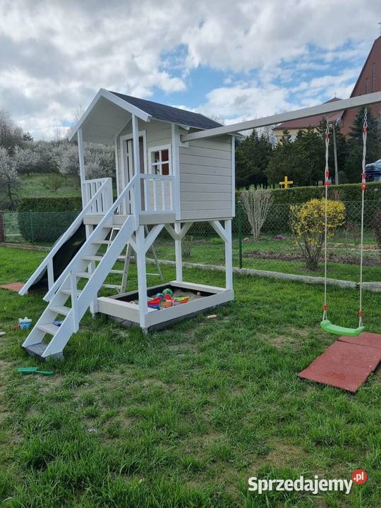 Domek drewniany plac zabaw dzieci podkarpackie Rzeszów