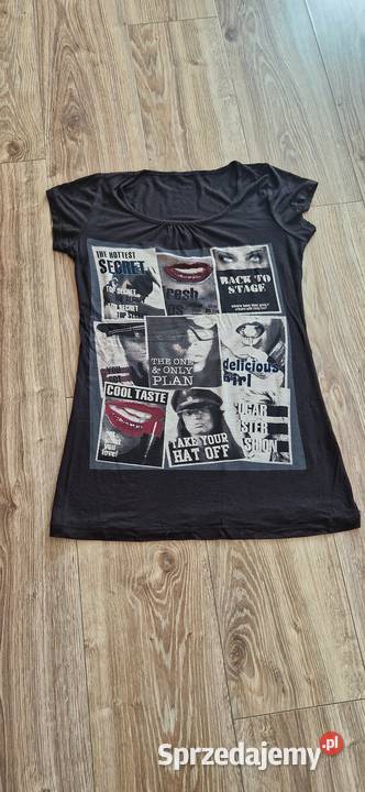 bluzka tunika czarna 40 L Kraków