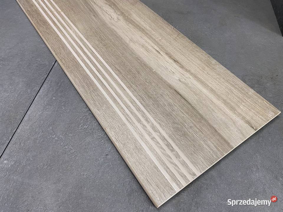 Schody z płytek z drewna stopnice 100x30 DESKA z Łask