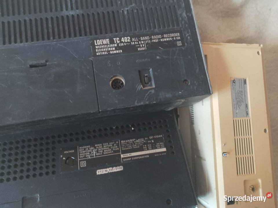 kolekcjonerskie radia zestaw 4 sztuk Legnica