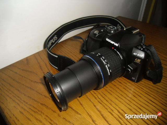 Aparat lustrzanka OLYMPUS E510 z obiektywami 144