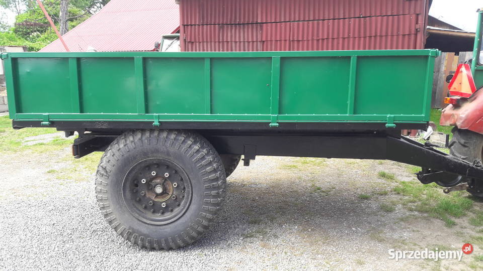 Przyczepa wywrotka jednoosiowa do tyłu podkarpackie sprzedam