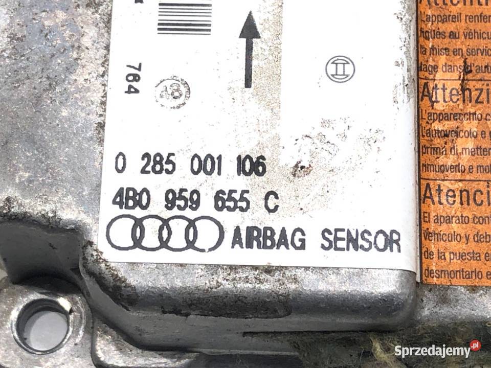 SENSOR AIRBAG AUDI A6 C5 0285001106 9705 CZUJNIK