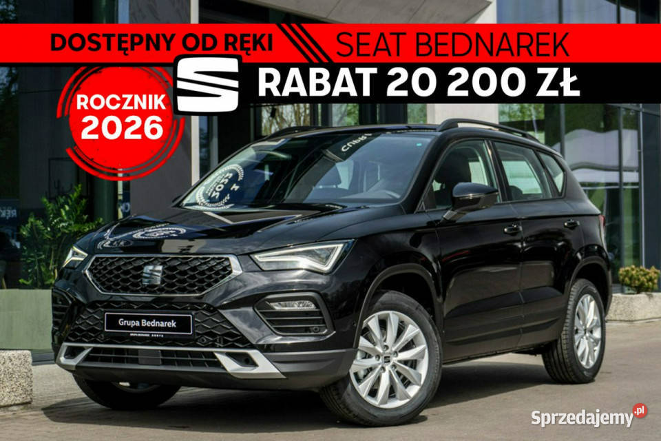 Seat Ateca Style 15 TSI 150 DSG Dostępny ręki światła przeciwmgielne Łódź