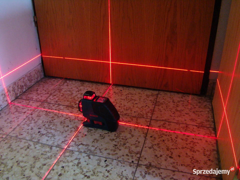 Używany laser krzyżowy BOSCH GLL 380 P Ręczne śląskie