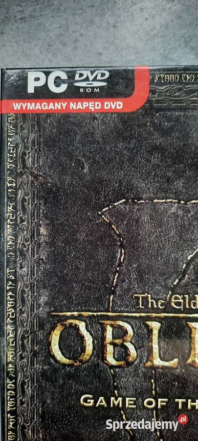 The Elder Scrolls IV Oblivion PC GOTY Game of rpg zachodniopomorskie Koszalin