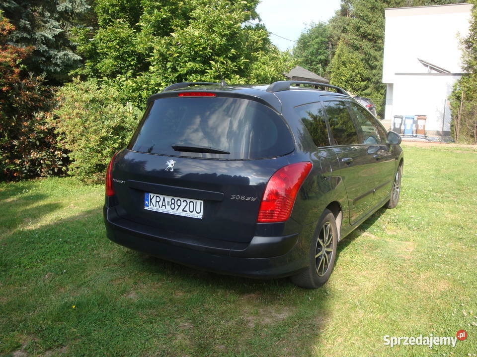 Peugeot 308 SW 2012r 16 HDI 92 salon Polska Zarejestrowany w Polsce Bielsko-Biała sprzedam