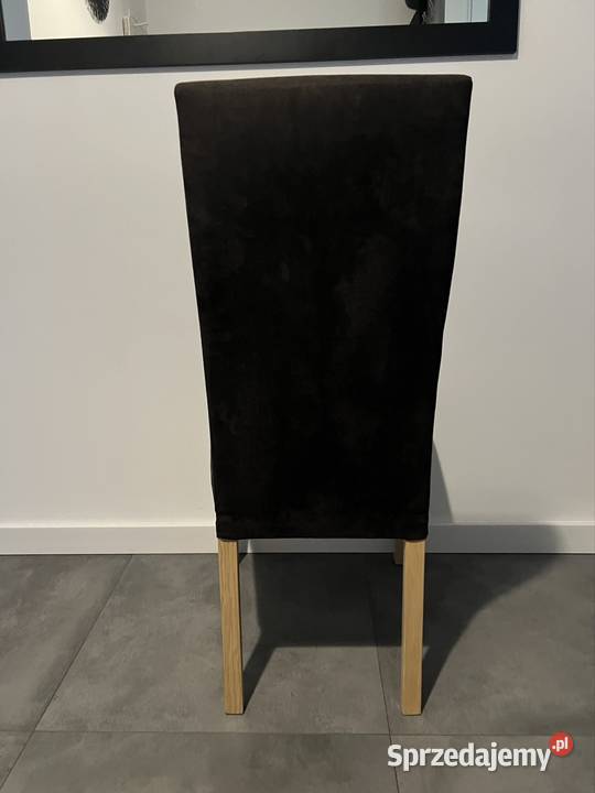 komplet 4 krzeseł tapicerowanych w kolorze Krzesła