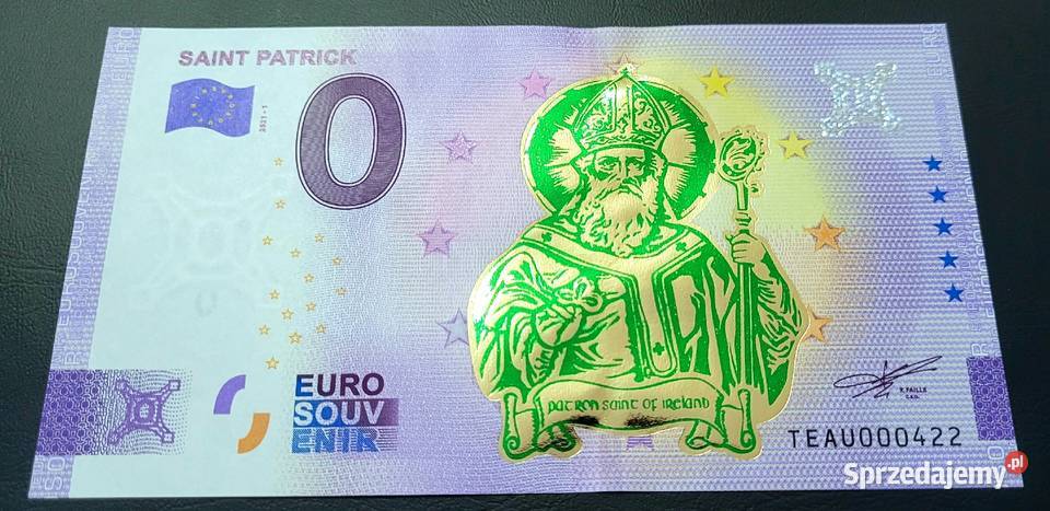 0 EURO Souvenir Saint Patrick GOLD EDITION 20211 Rabka-Zdrój