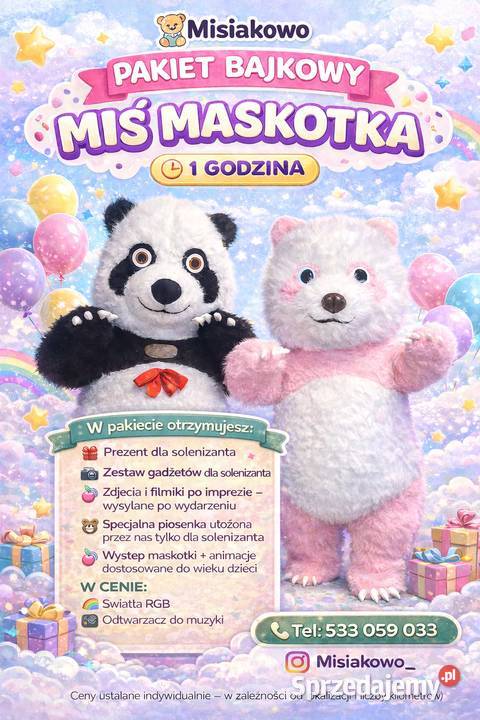 MisiakowoMaskotka na Twoją Imprezę