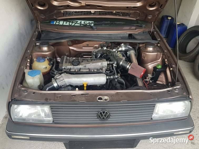 VW jetta mk2 coupe 18T Gwint klasyk 1985 Zamiana lakier metallic Jetta Gdańsk