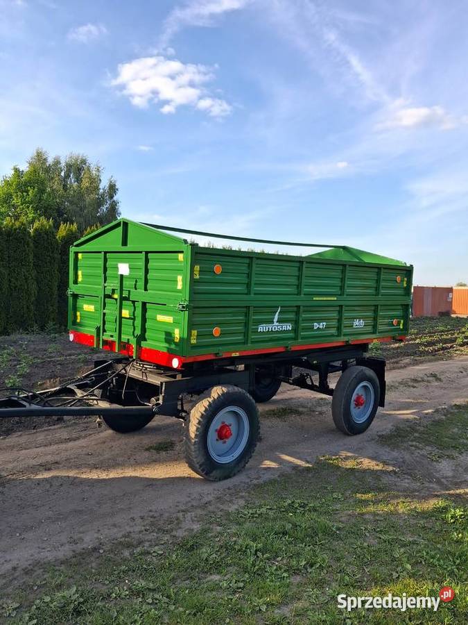 Przyczepa wywrotka d47 nieuszkodzony Rzgów