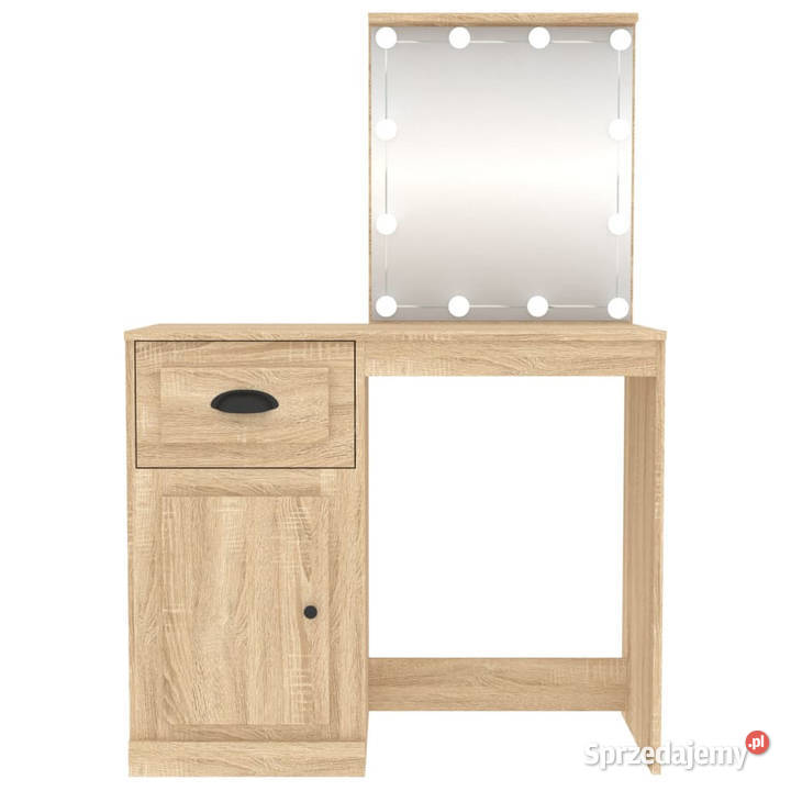 Toaletka z LED dąb sonoma 90x50x1325 WM816771 mazowieckie sprzedam