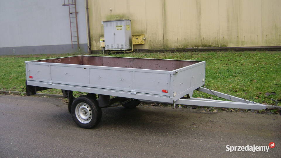 Przyczepka przyczepa 300x180 SOLIDNA na resorach 1