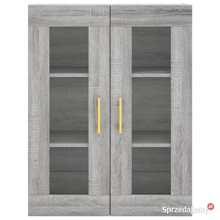 Witrynka szary dąb sonoma 695x34x180 materiał