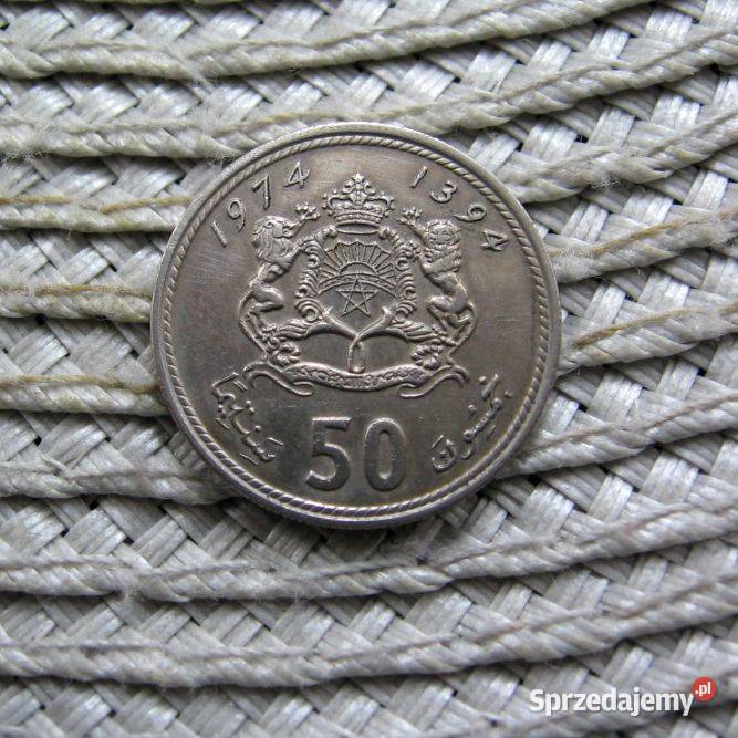 Maroko 50 Centymów 1974r wielkopolskie Kalisz
