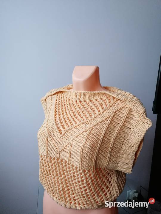 DAMSKI BEZRĘKAWNIK Z DZIANINY RUNIWERSALNY Łódź sprzedam