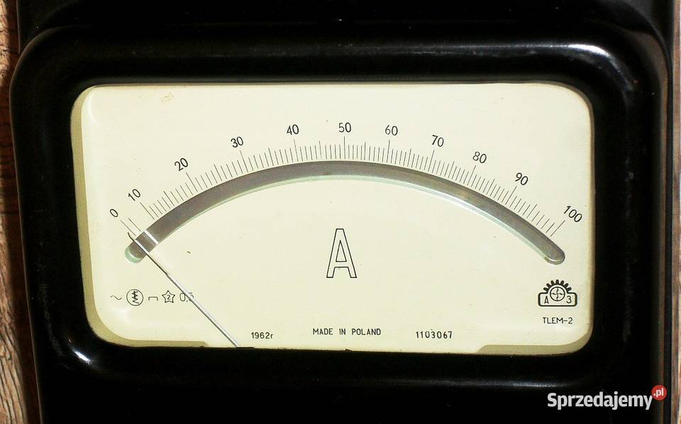 Miernik laboratoryjny amperomierz analogowy 510 Mierniki elektryczne sprzedam