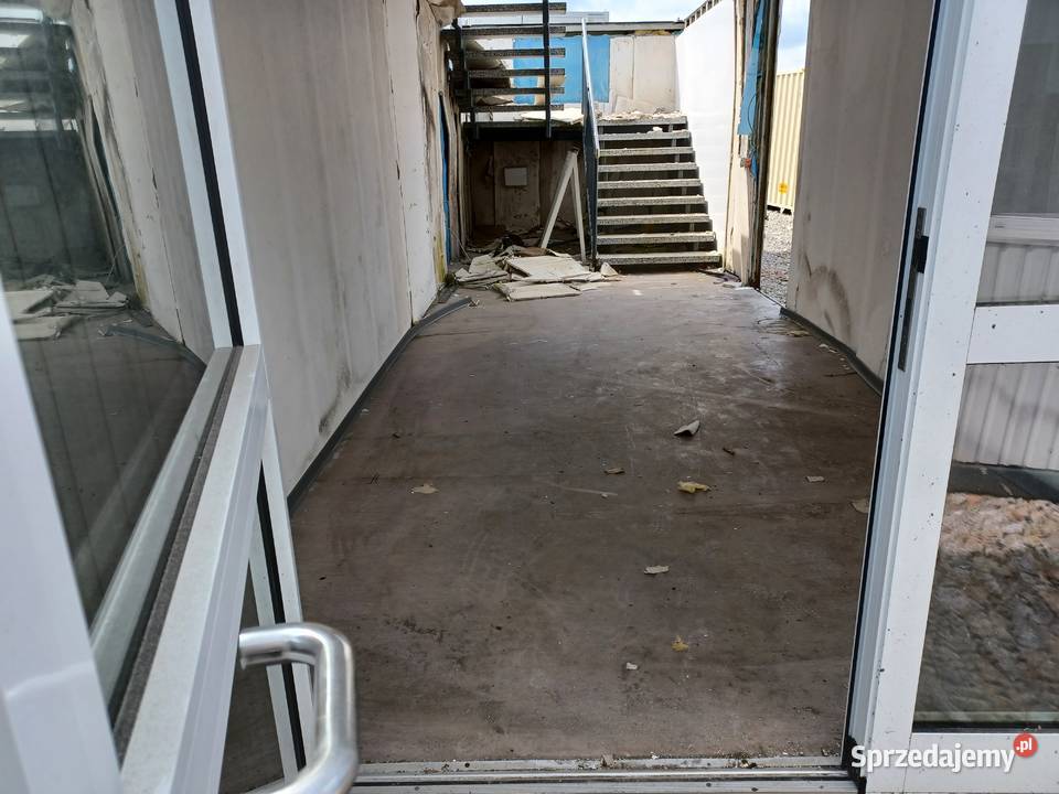 KONTENER RAMA WEJŚCIE KLATKA SCHODOWA SCHODY Z Biuro Wrocław sprzedam