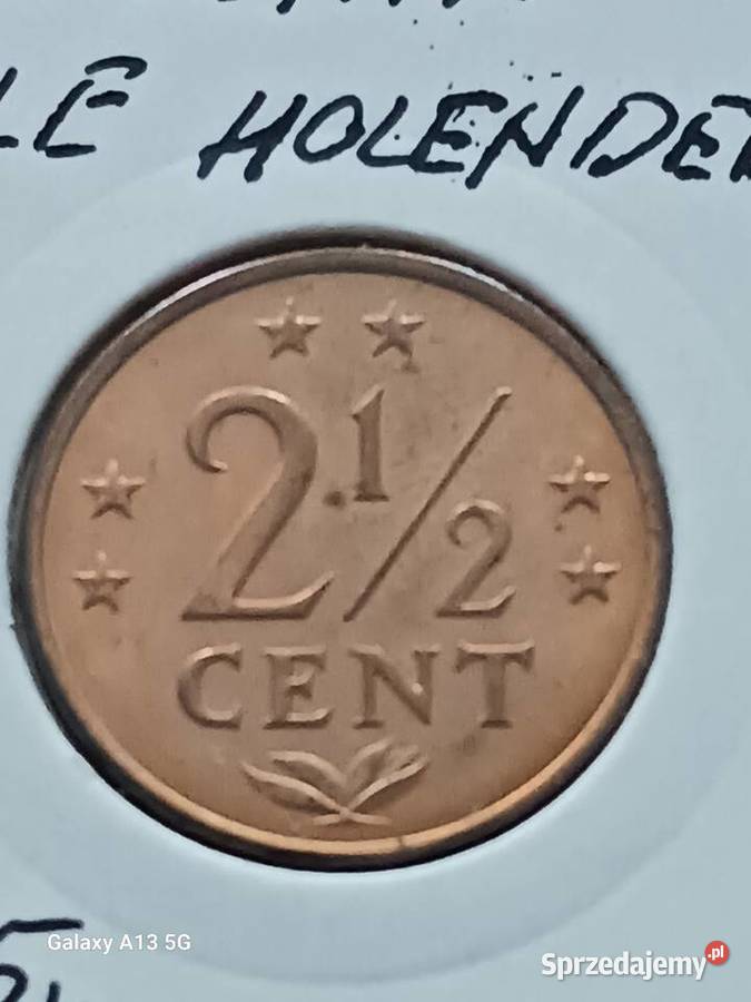 2 i 12 centa Antyle Holenderskie 1975 r UNC Konin