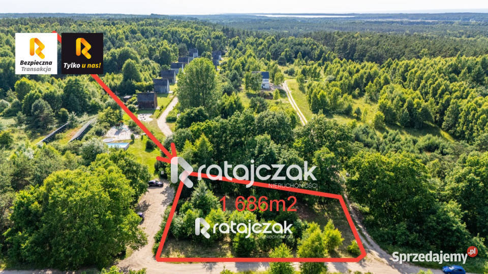 Grunt 1686m2 Sasino Stara Cegielnia Sprzedaż sprzedam