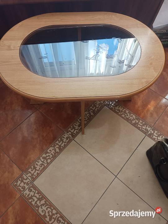 Sprzedam stolik z blatem szklanym świętokrzyskie Skalbmierz
