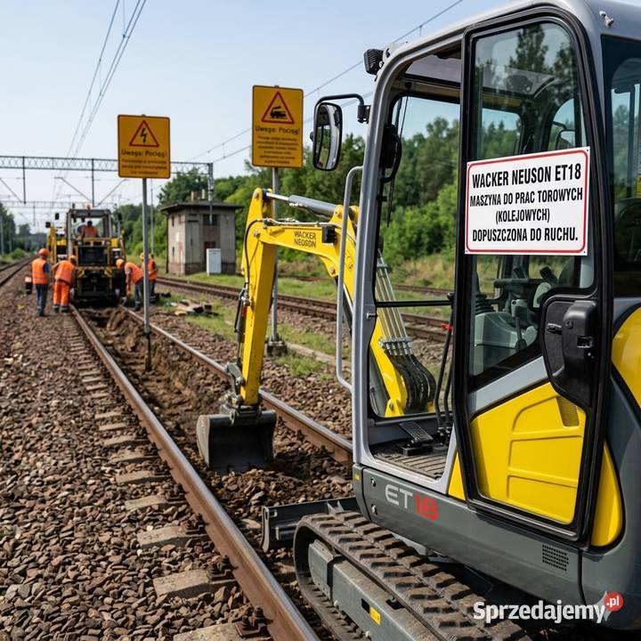 Minikoparka wynajem do robót torowych i mazowieckie Radom współpraca