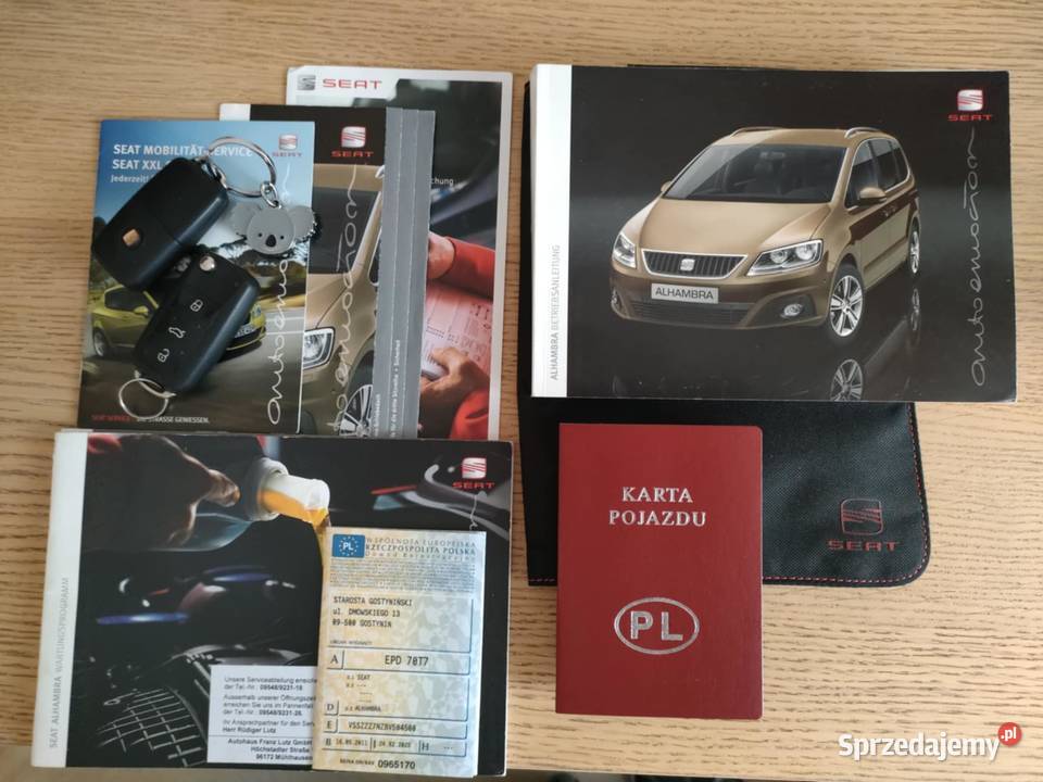 Seat Alhambra II 14 Zadbany Rodzinny 7os Bogato Warszawa