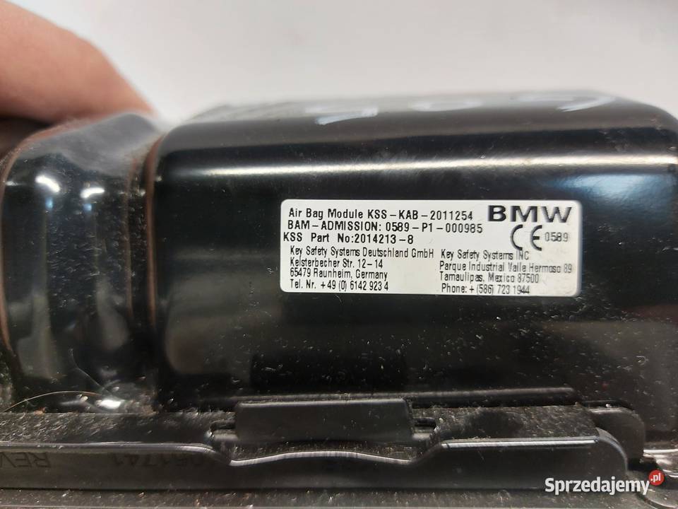 BMW G05 X5 30d 2019r PODUSZKA KOLANOWA KIEROWCY dolnośląskie