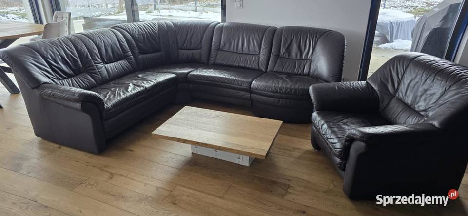 Skórzany narożnik fotel Wieliczka