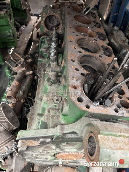 John Deere 6175R 6068HL507 Silnik Blok Części Jastrzębniki sprzedam